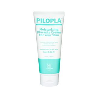 PILOPLA Moisturizing Placenta Cream for Face & Body, 200ml tube for sensitive and all skin types