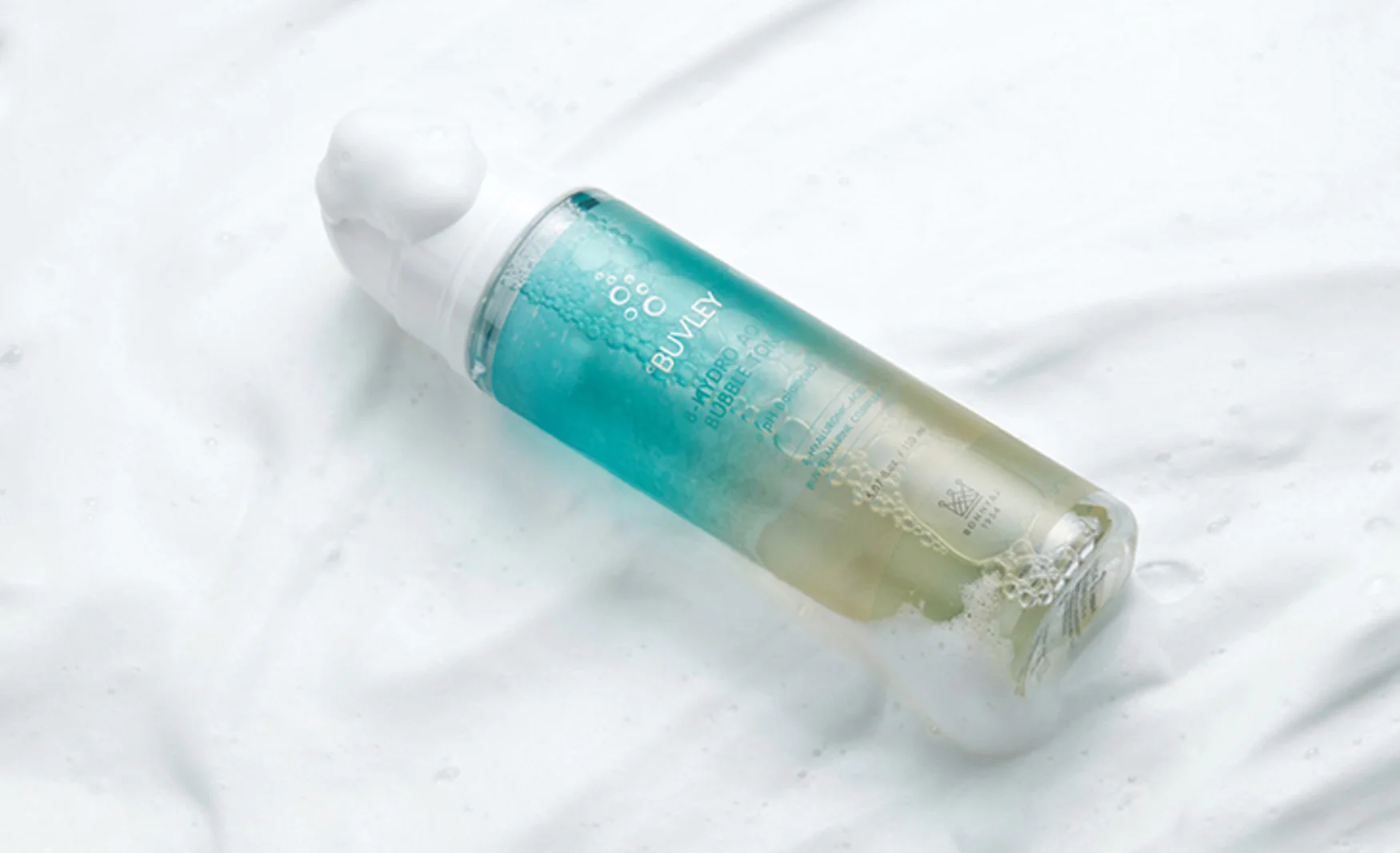 BUVLEY 8-Hydro Aqua Bubble Toner with rich foam texture for skin hydration and balance BUVLEY 8-Hydro Aqua Bubble Toner with rich foam texture for skin hydration and balance