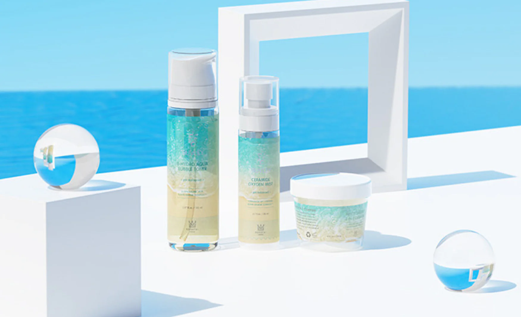 BUVLEY skincare collection with cleansing balm, toner, and mist BUVLEY skincare collection with cleansing balm, toner, and mist