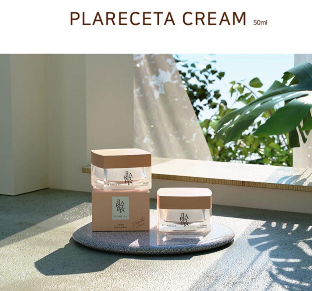PLARECETA Cream 50ml — hydrating and nourishing face cream enriched with Amino Acid Complex, Allantoin, Panthenol, and Betaine.